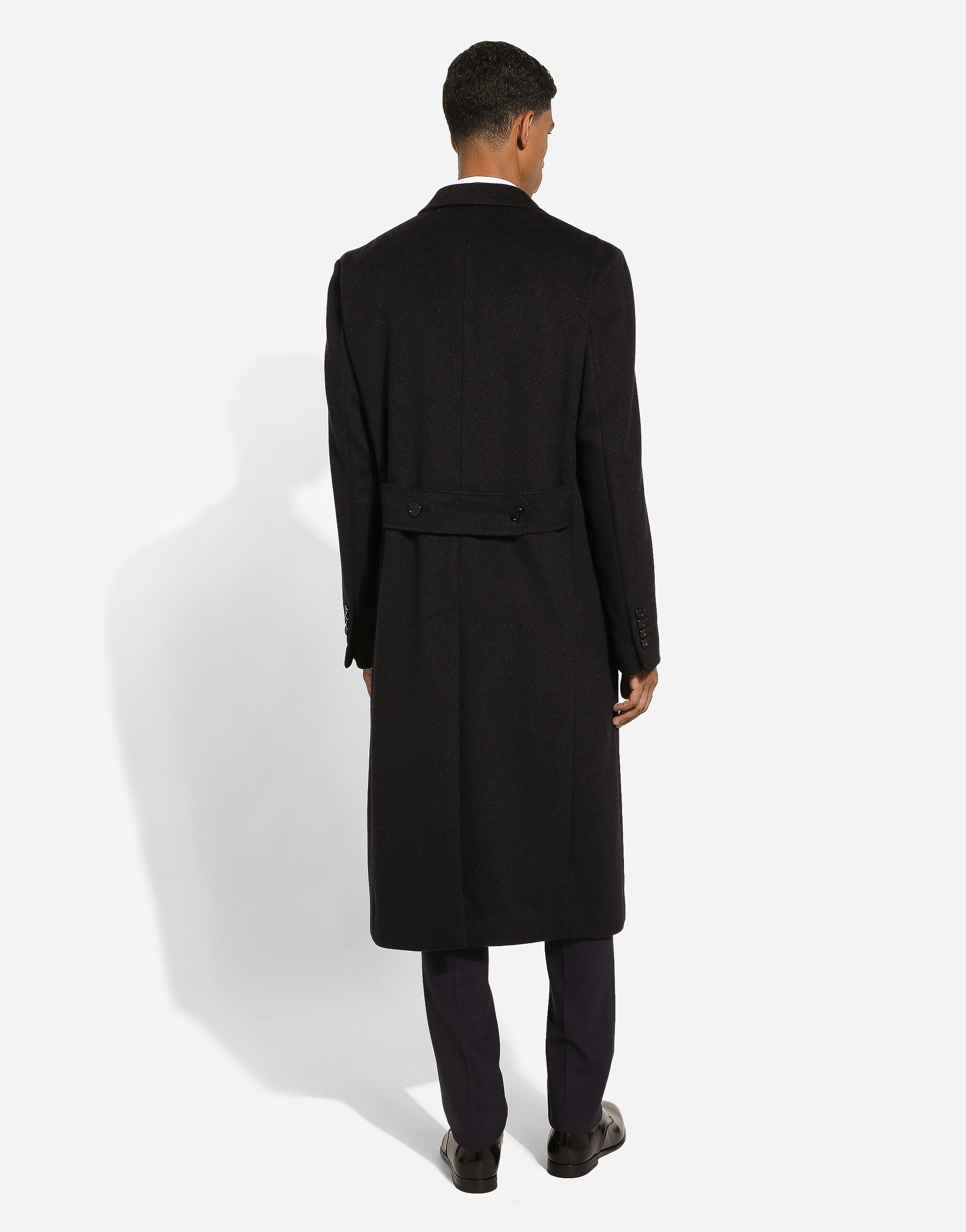 Single-breasted cashmere coat - 3