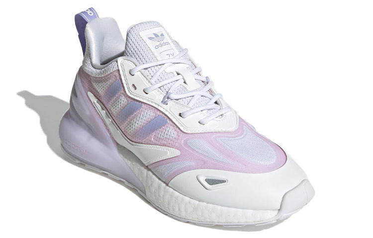 (WMNS) adidas ZX 2K Boost 2.0 'White Violet Tone' GZ7824 - 3