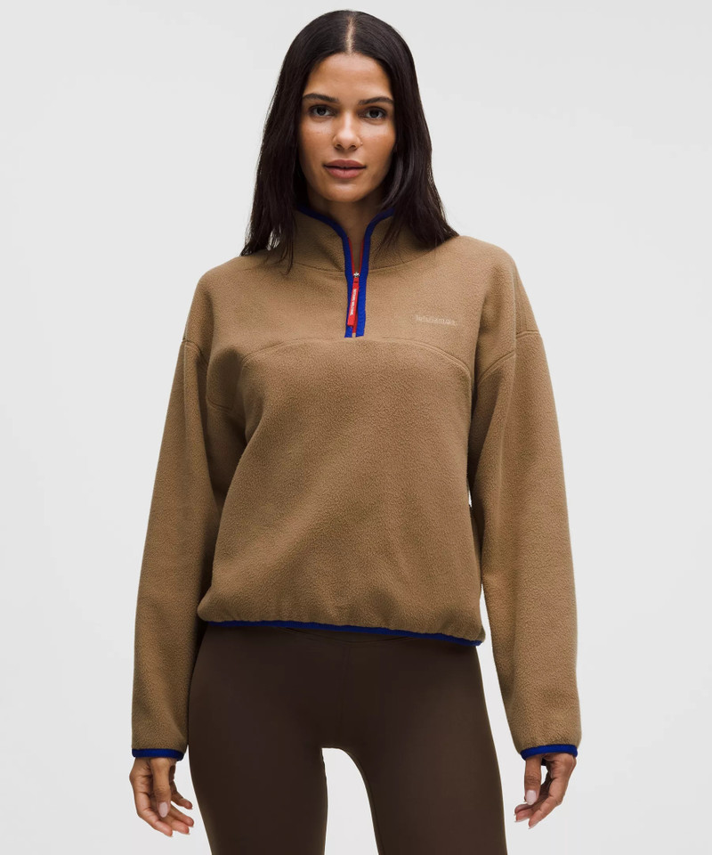 Tumbled Fleece Half-Zip Jacket 1