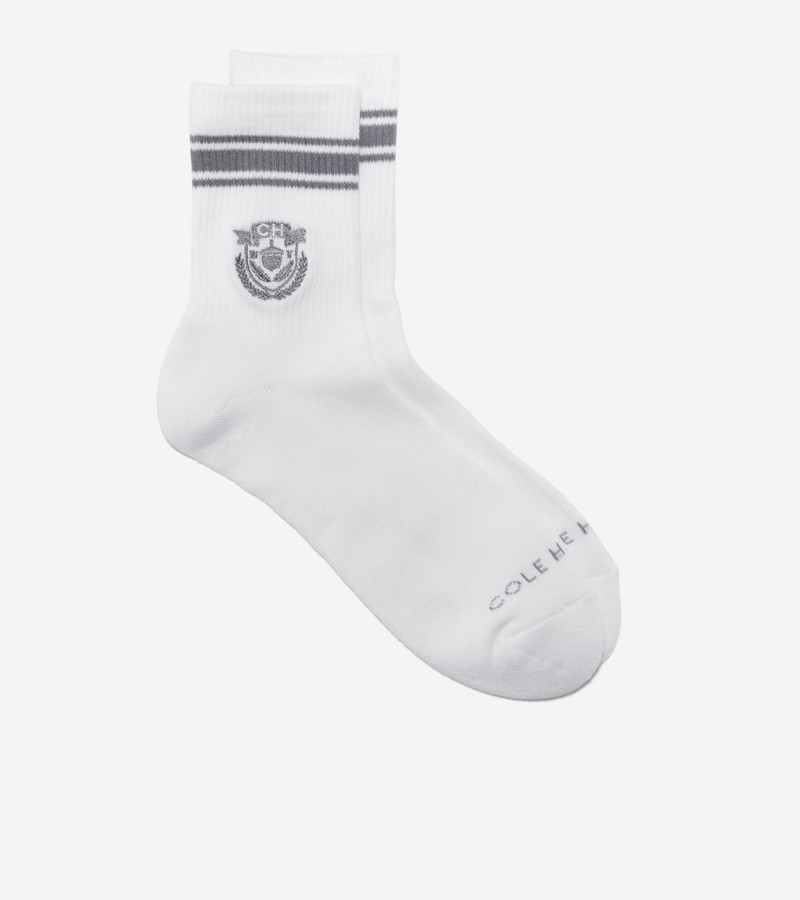 COLE HAAN Men's Embroidery Quarter Socks outlook