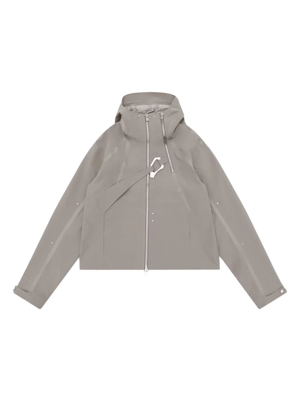 Moire hooded jacket - 1