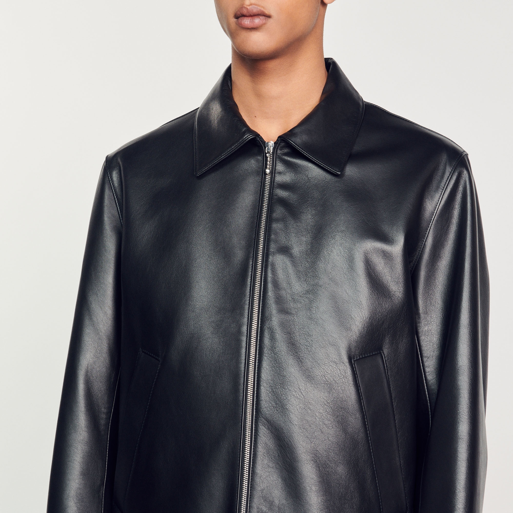 Smooth leather jacket - 4