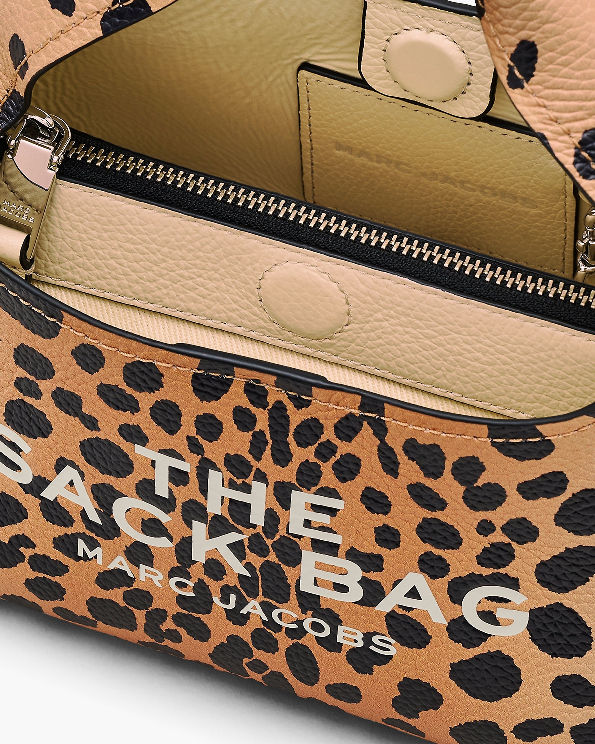 THE CHEETAH LEATHER MINI SACK BAG - 5