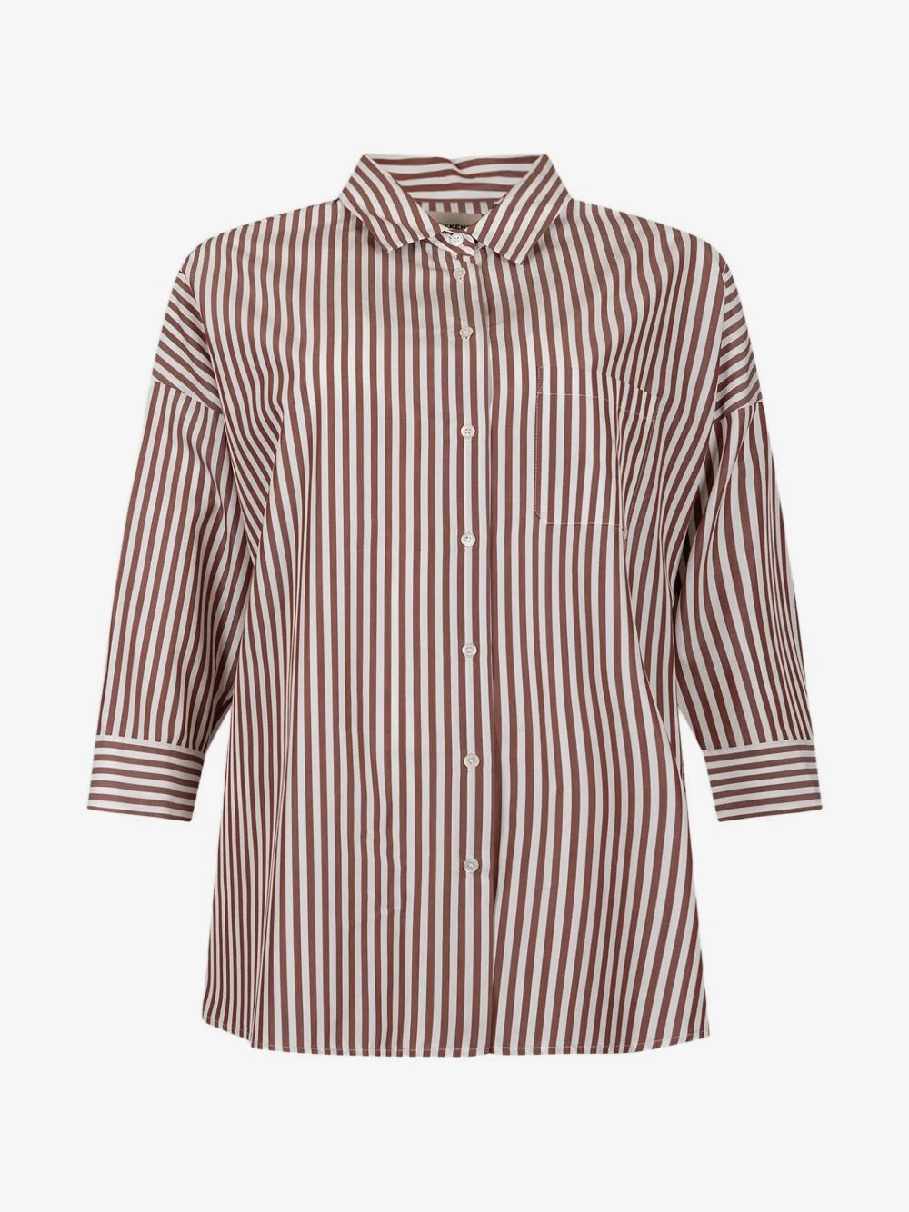 striped cotton shirt - 1