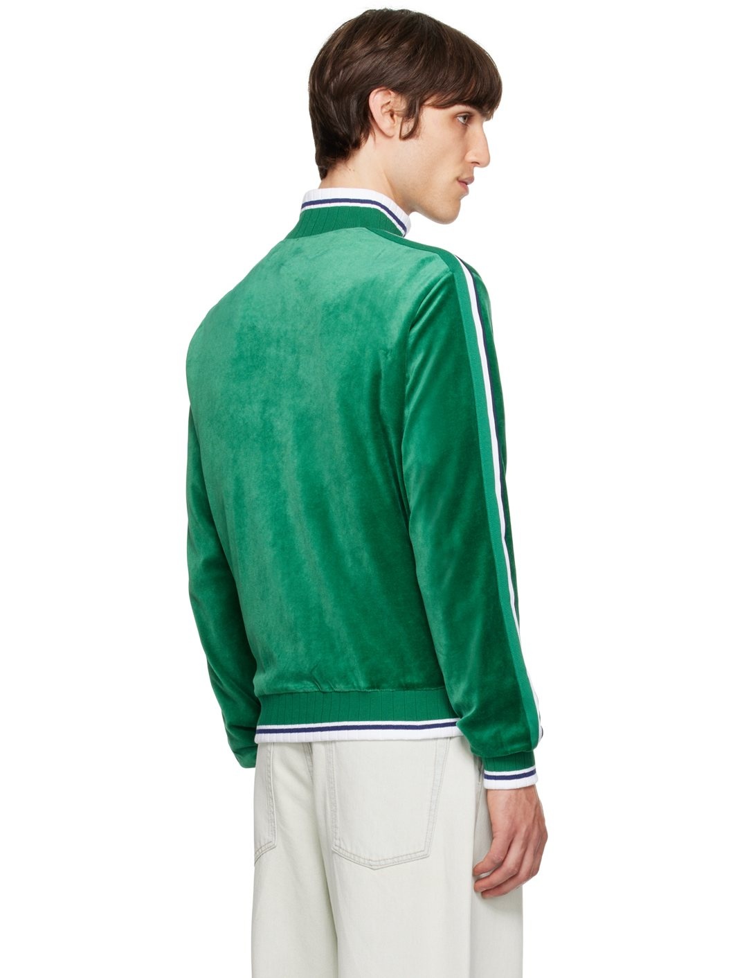 Green Striped Jacket - 3