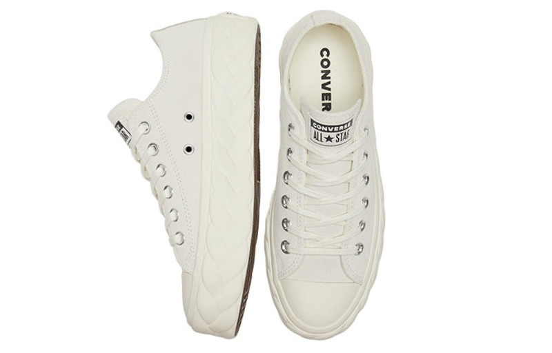 Converse (WMNS) Converse Chuck Taylor All Star Platform Low 'Runway Cable - Egret' 568683C outlook