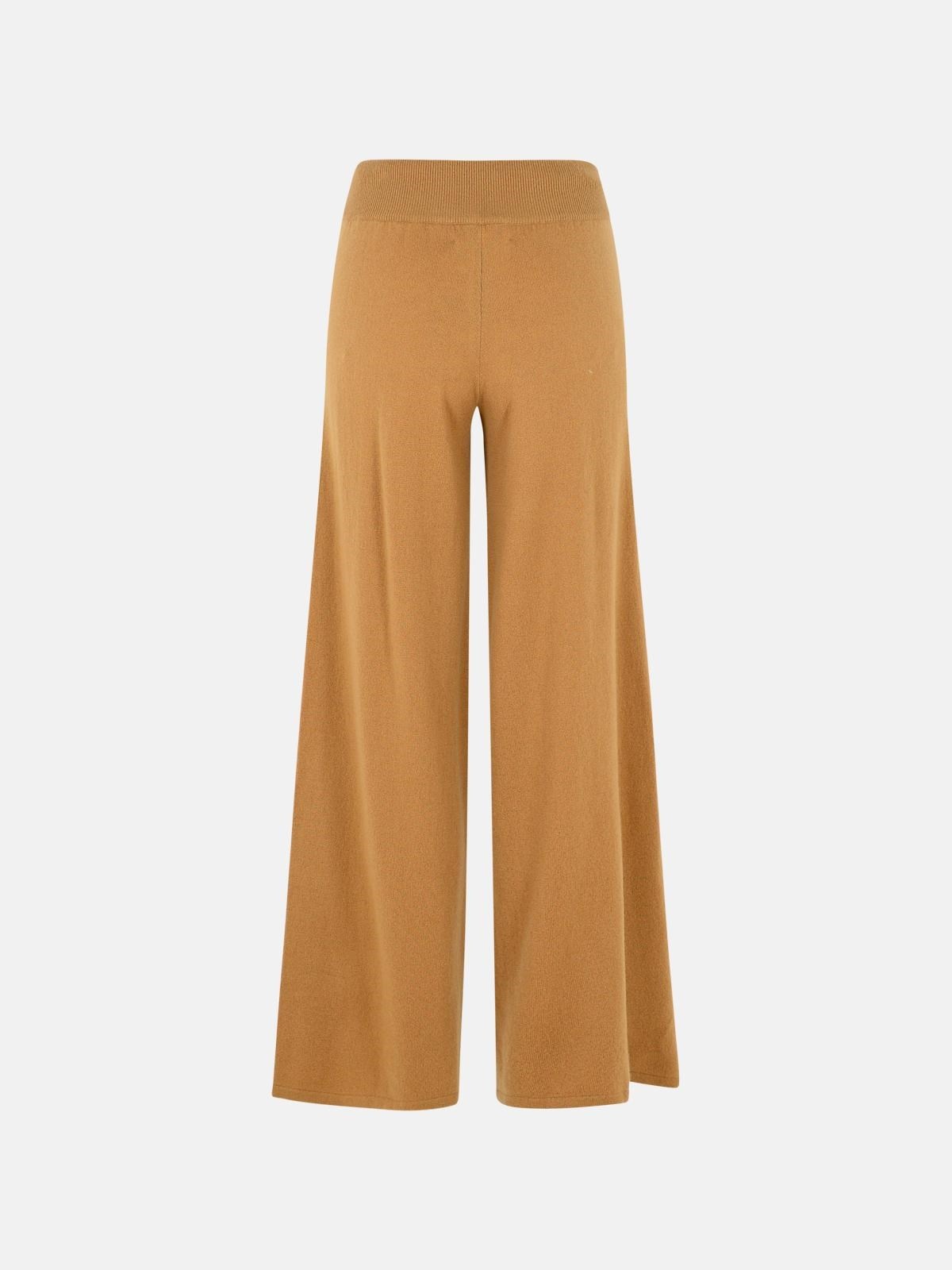 'SOFI' BROWN CASHMERE PANTS - 3