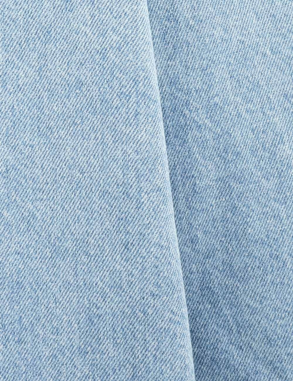 CRUSH DENIM FULL MIDI SKIRT - 6