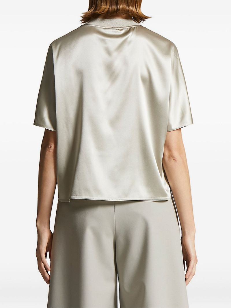 satin-trimmed boxy top 4