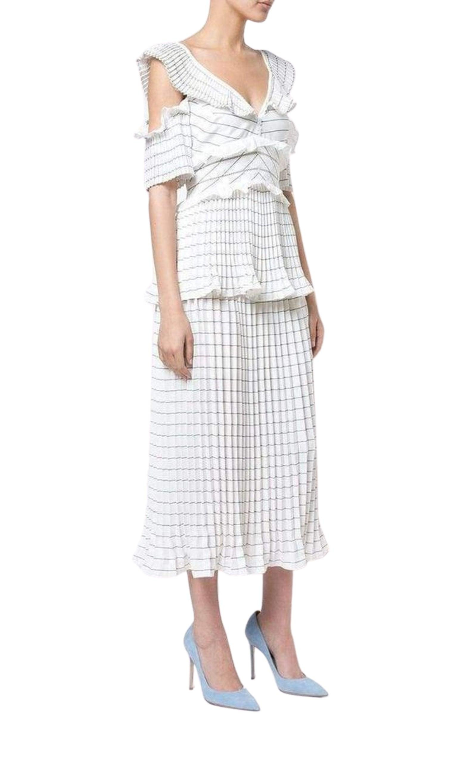 Monochrome Stripe Dress - 3