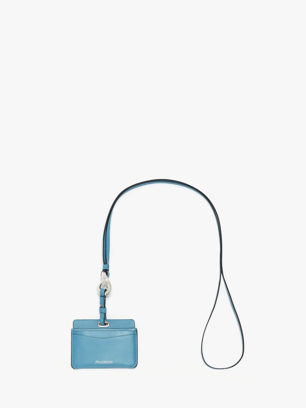 LEATHER CARDHOLDER WITH CHAIN LINK STRAP - 1