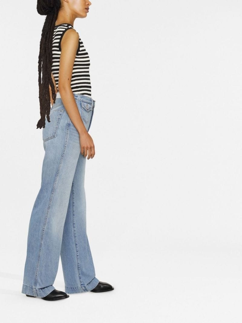 70s' wide-leg jeans - 3
