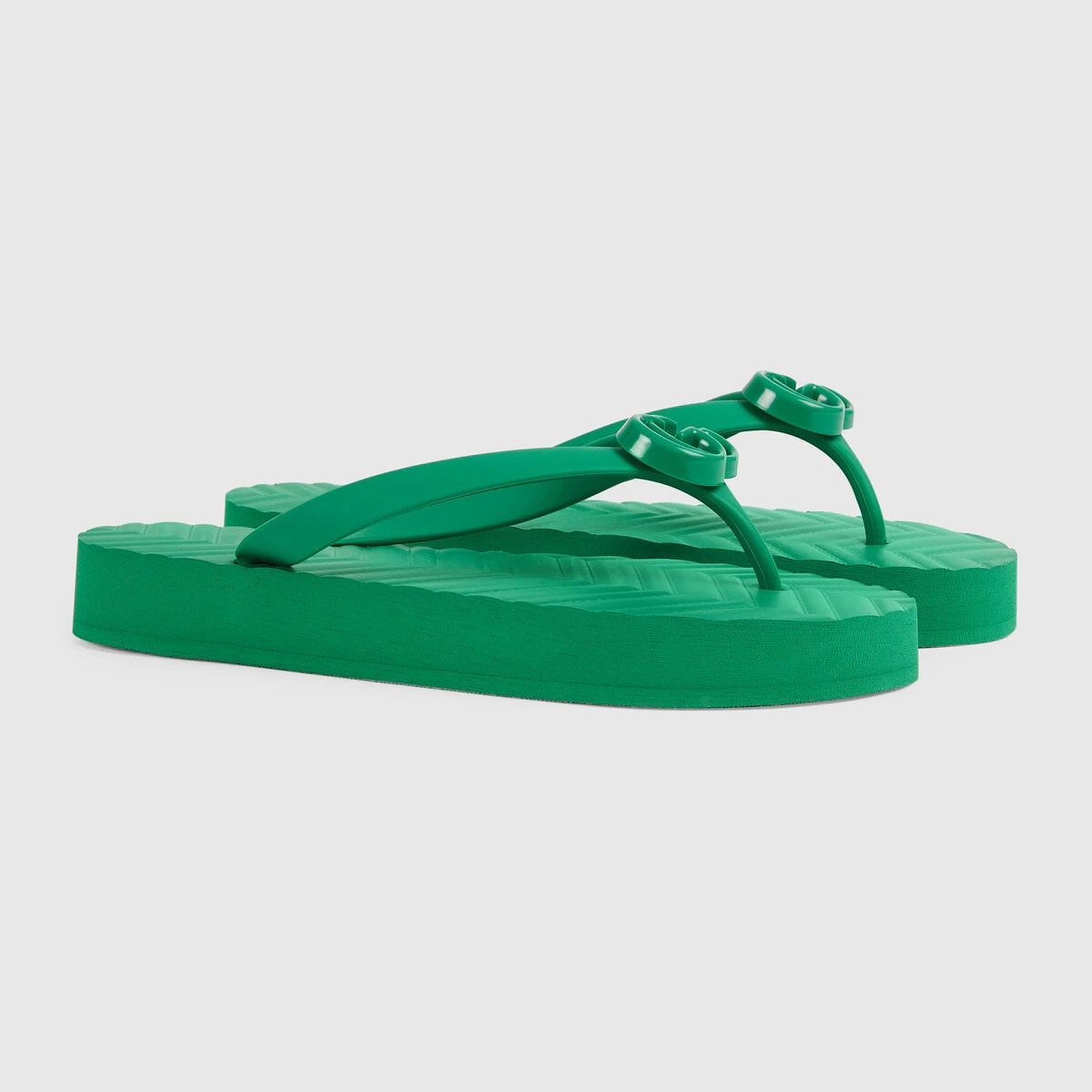 Women's chevron thong sandal - 2