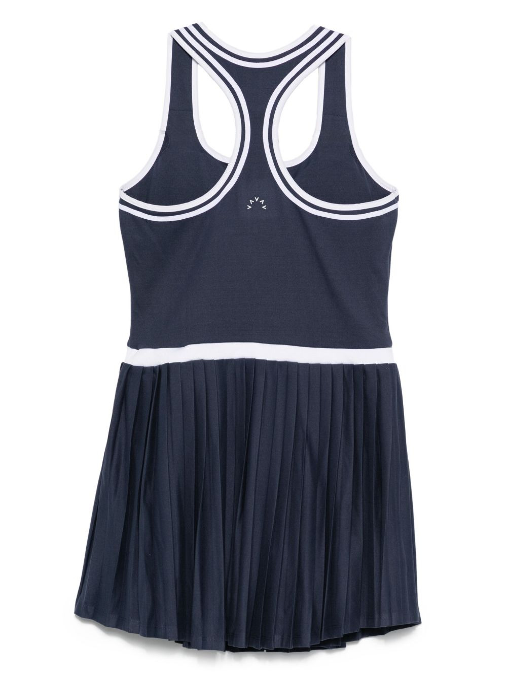 Jane pleated racer-back mini dress - 2
