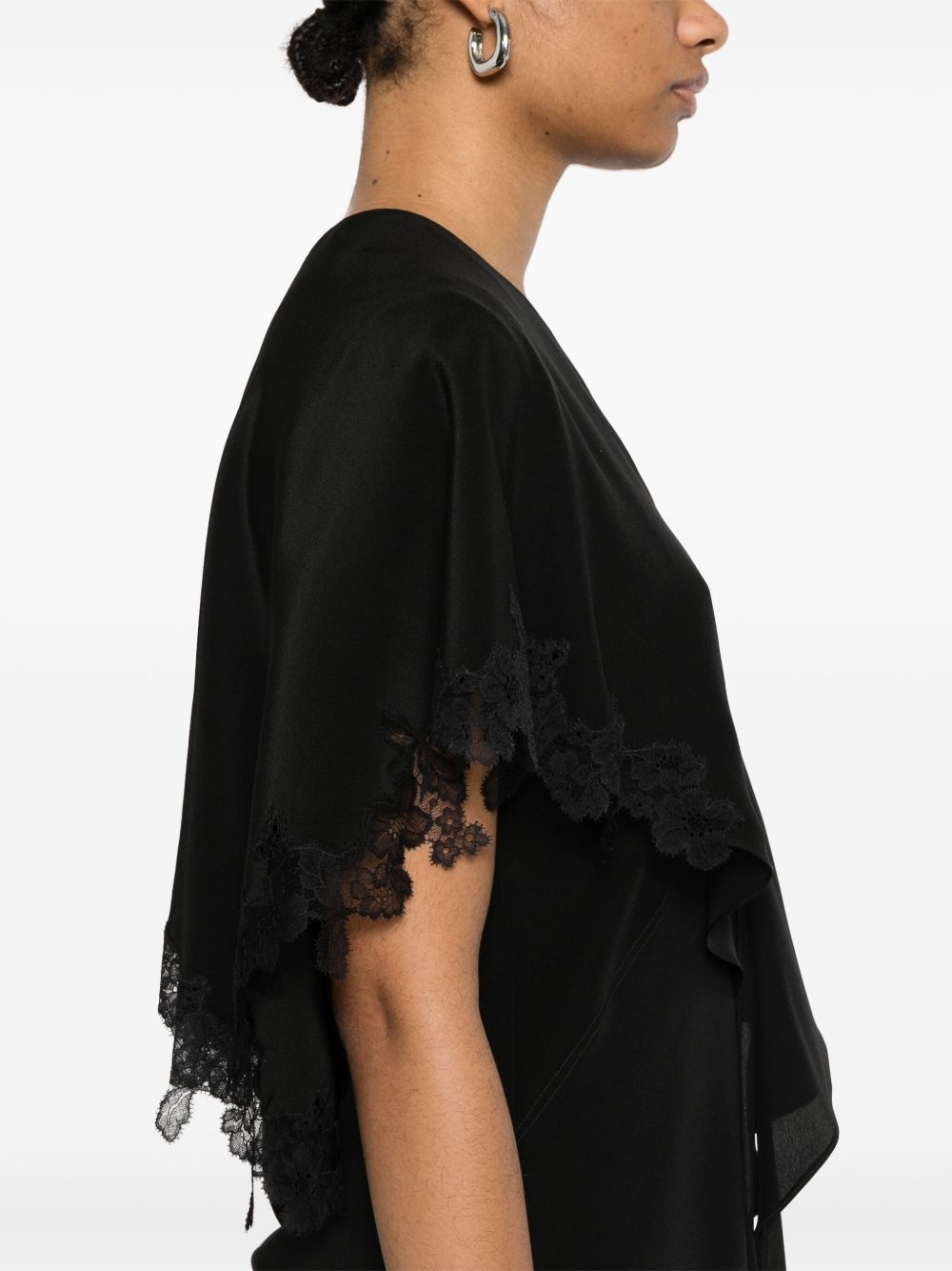 lace-detailing blouse - 5
