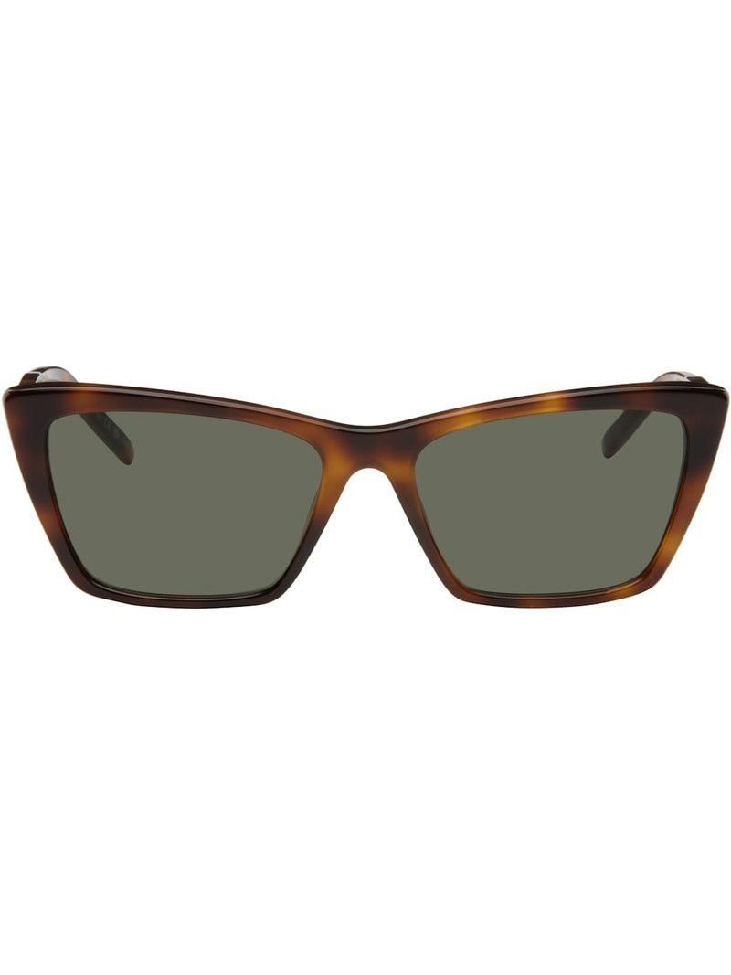 Brown SL 737 Mica Thin Sunglasses 1