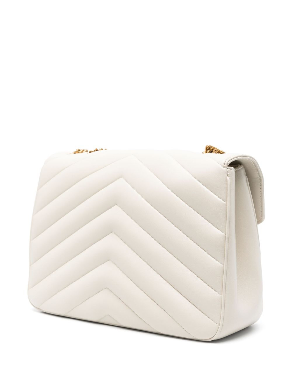 large LouLou leather shoulder bag - 3
