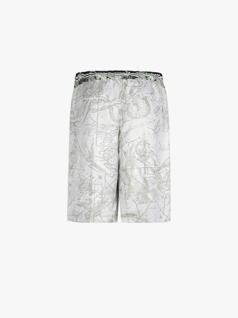Atlantis patchwork printed short pants 4
