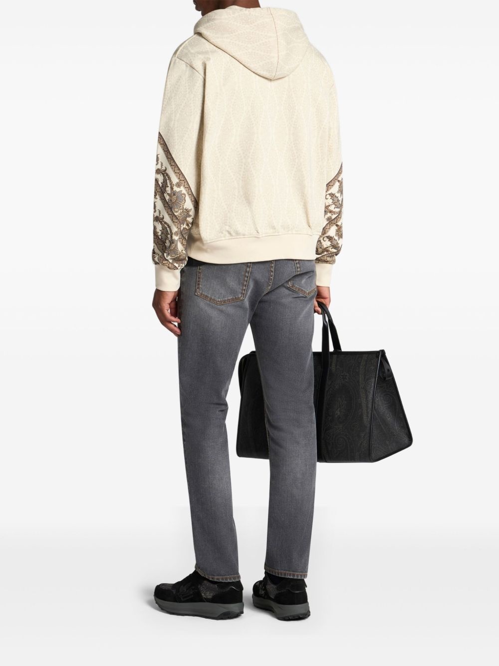 paisley-print hoodie - 3
