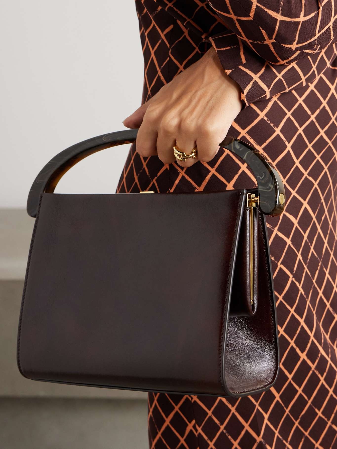 Dries Van Noten Leather shoulder bag | REVERSIBLE