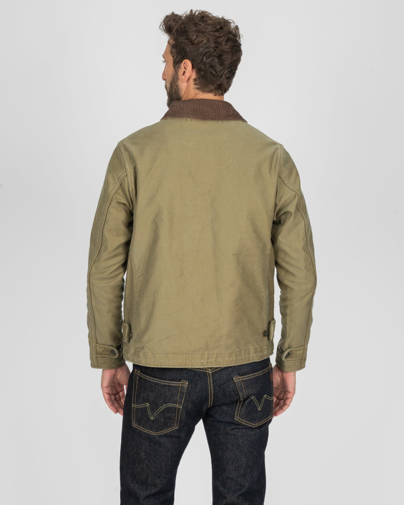 12OZ WHIPCORD LIGHTWEIGHT N1 DECK JACKET - KHAKI 5
