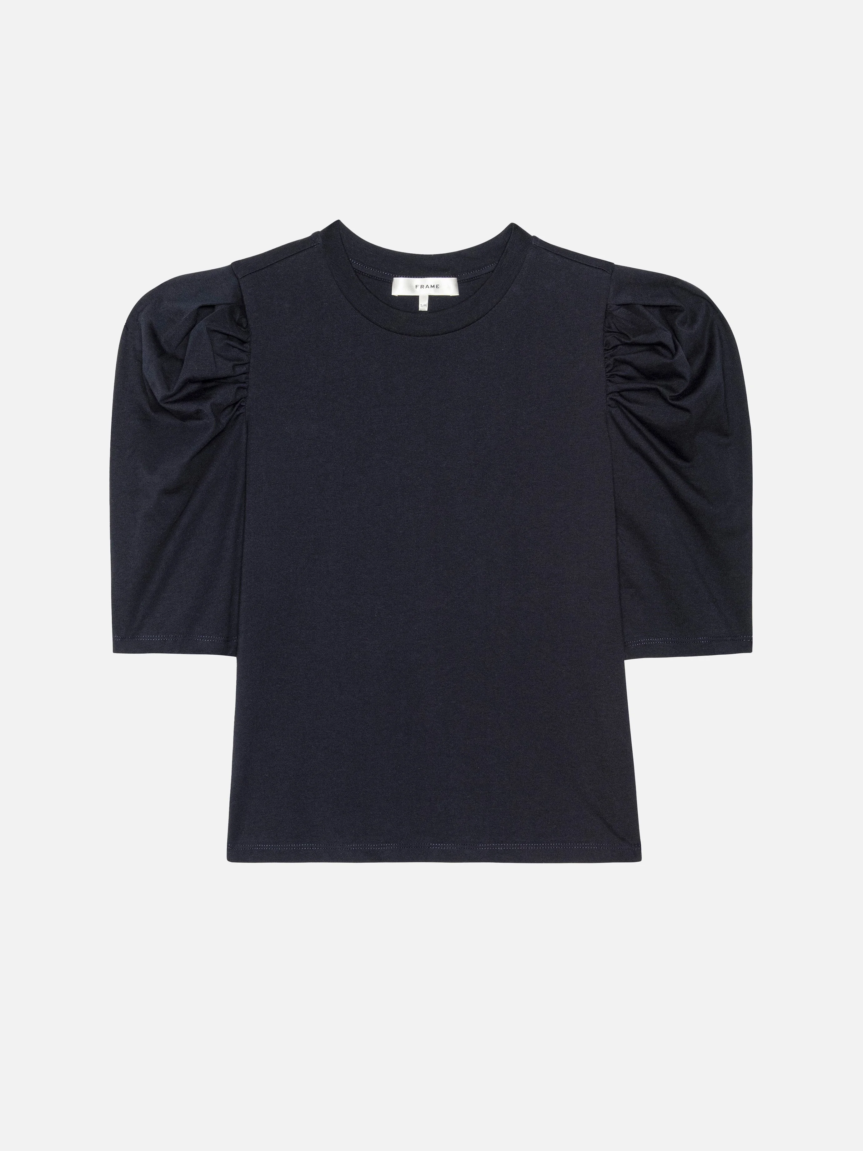 The Drape Tee in Navy - 1