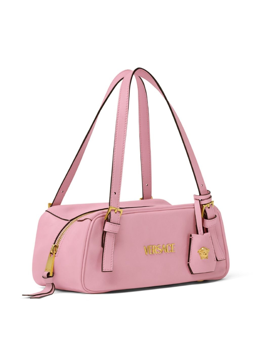 logo-lettering shoulder bag - 4