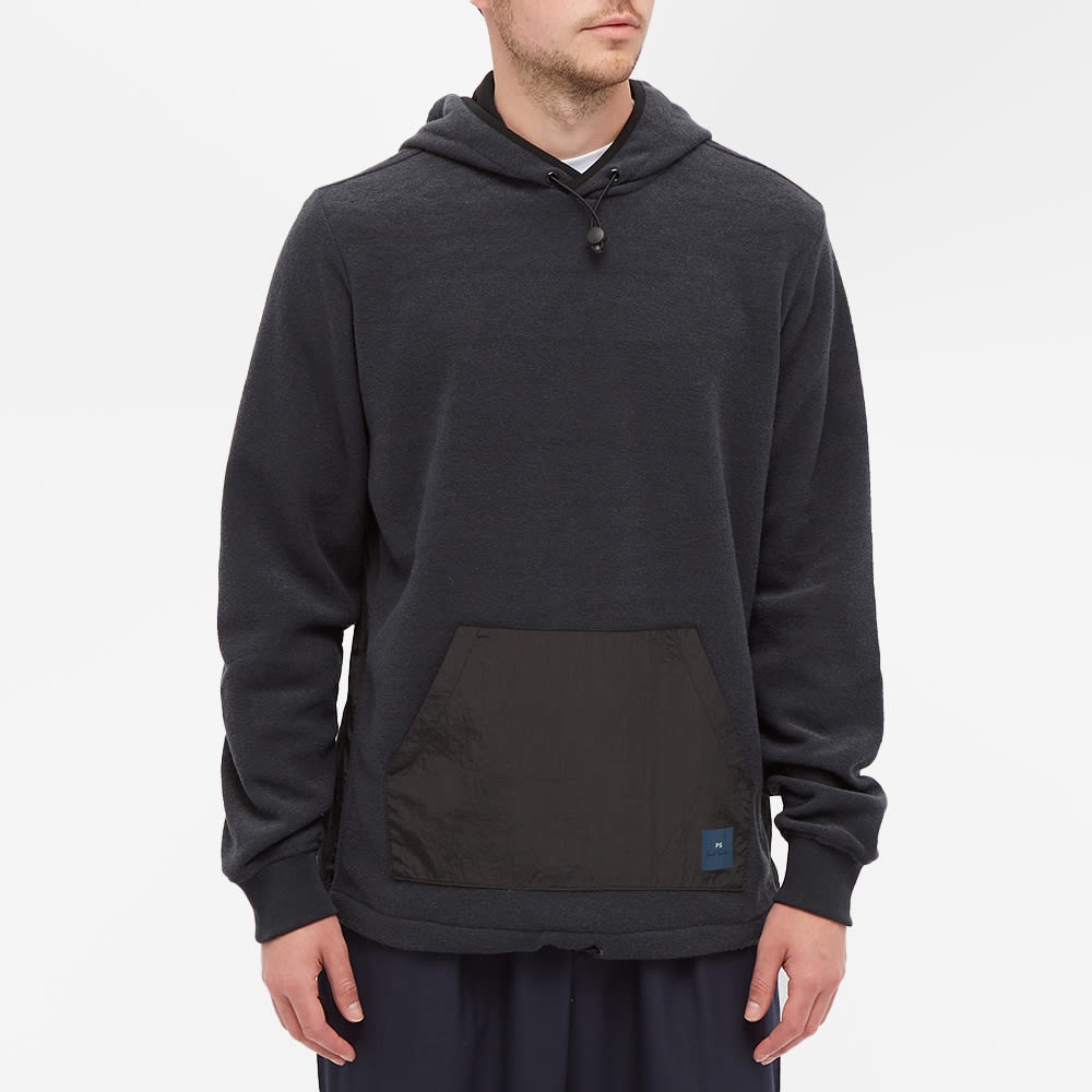 Paul Smith Polar Fleece Popover Hoody - 4