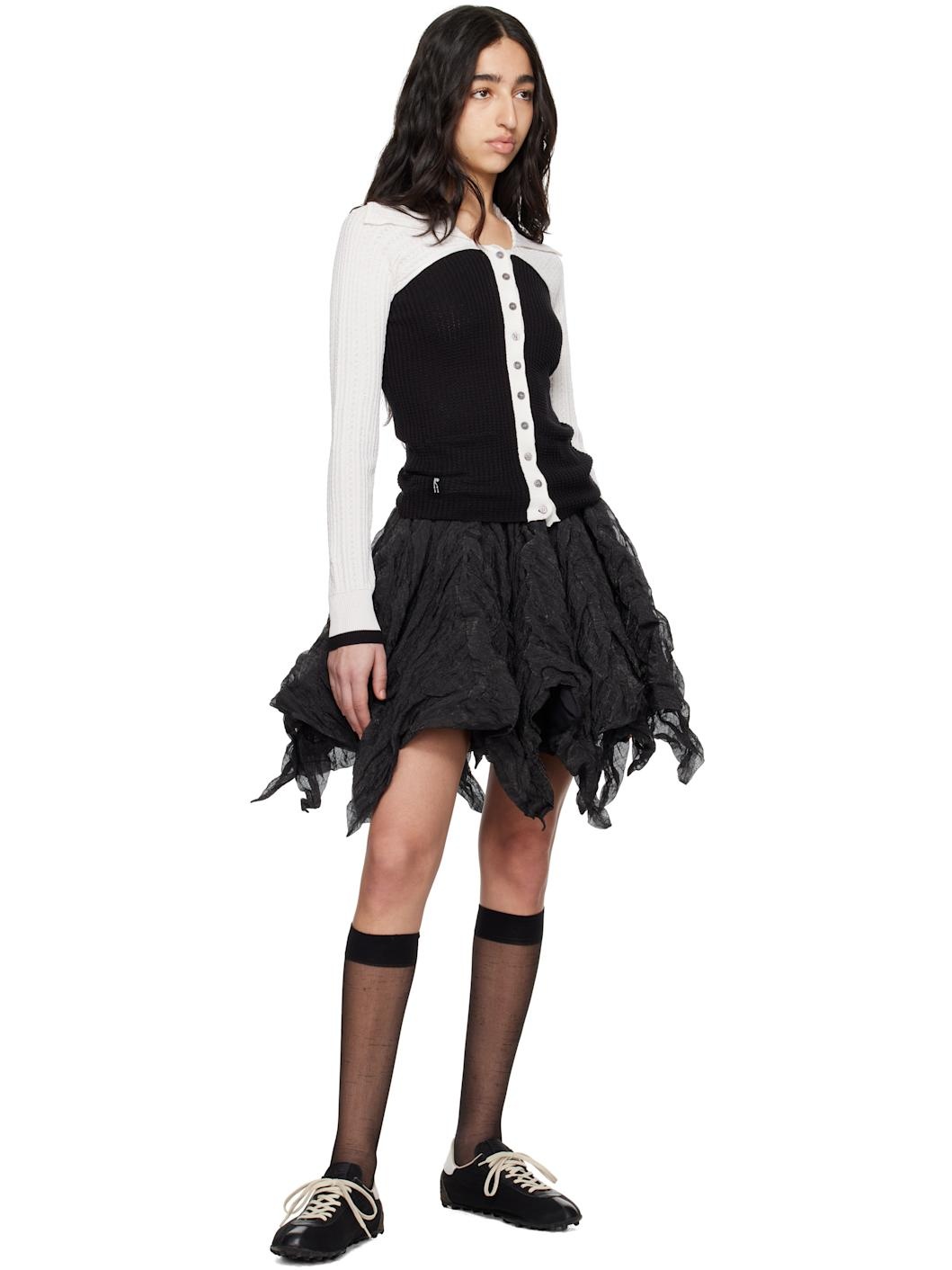 Black Uhura Circle Midi Skirt - 4