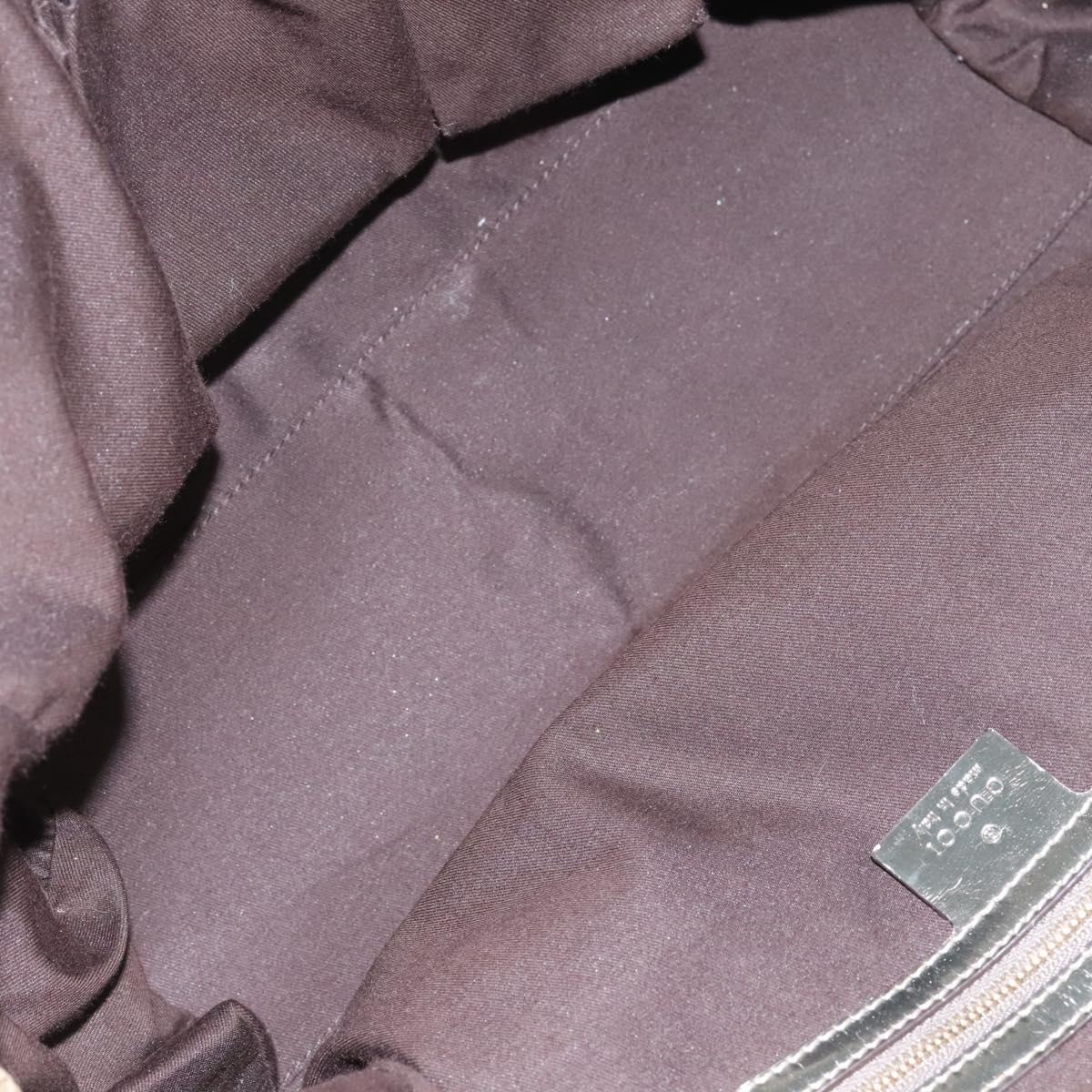 GUCCI Bamboo GG Canvas Hand Bag Beige - 11