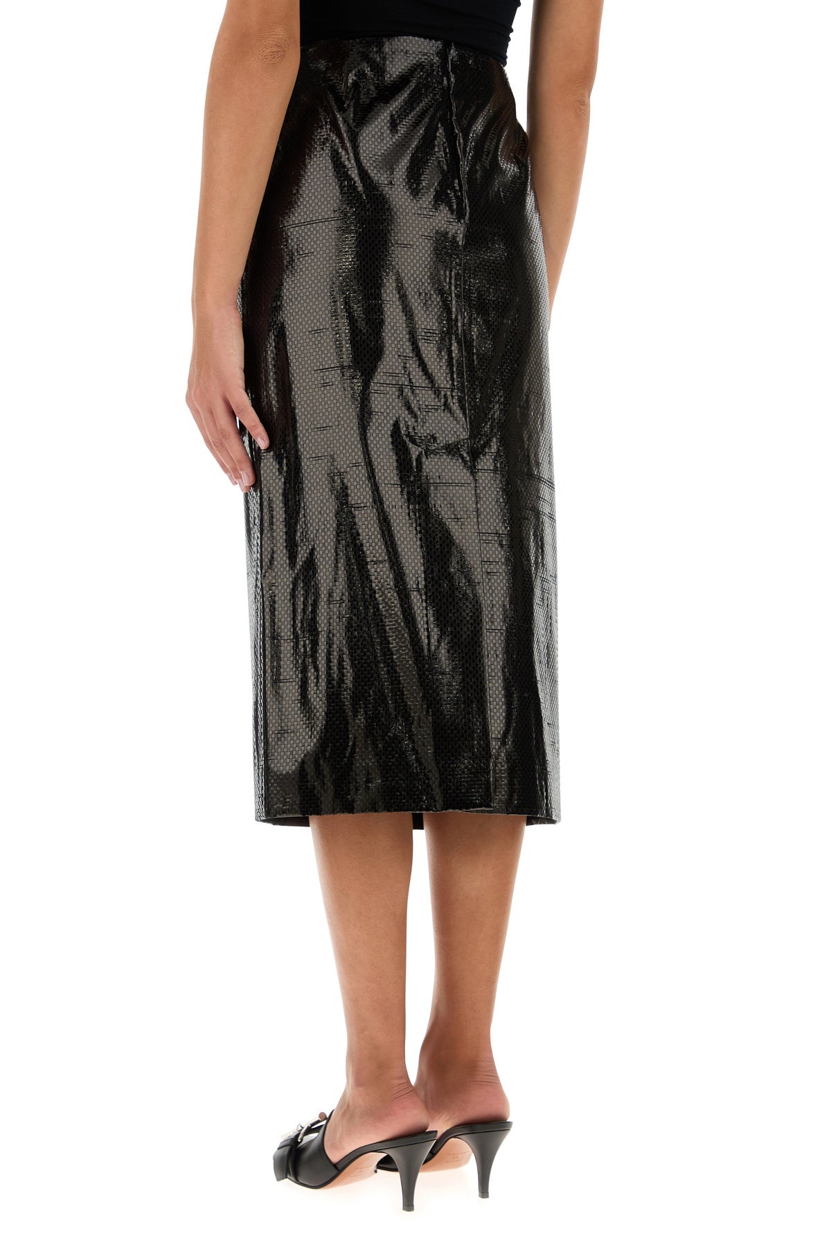 Black canvas skirt - 4