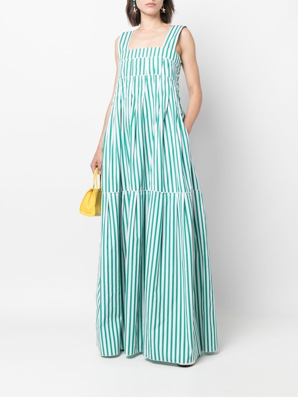 stripe-print maxi dress - 2