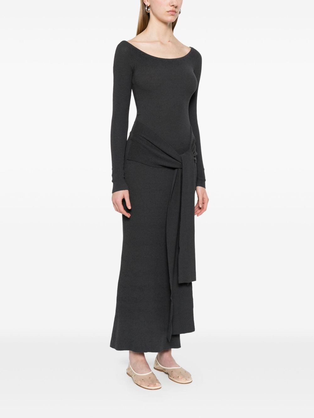 knitted maxi dress - 3