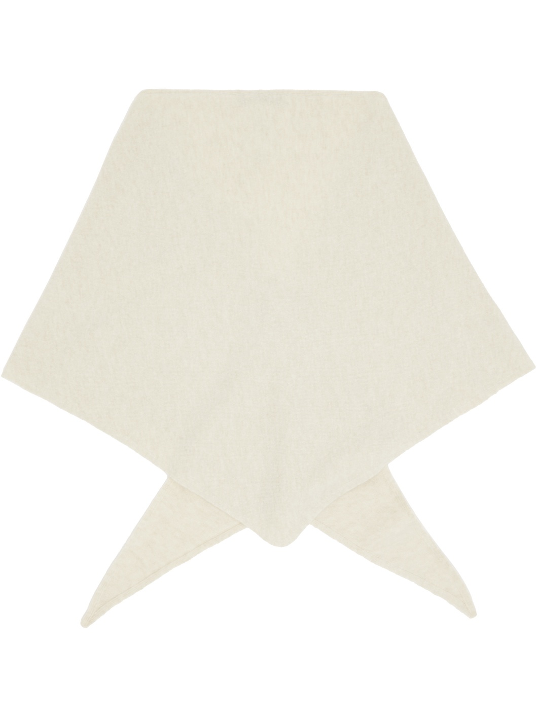 Off-White Cashmere Blend Muffler Scarf - 2