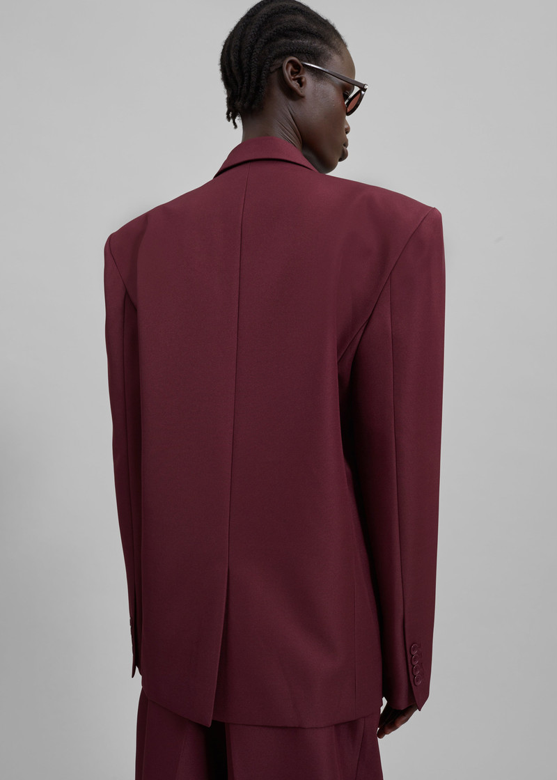 Jun Blazer - Burgundy 19