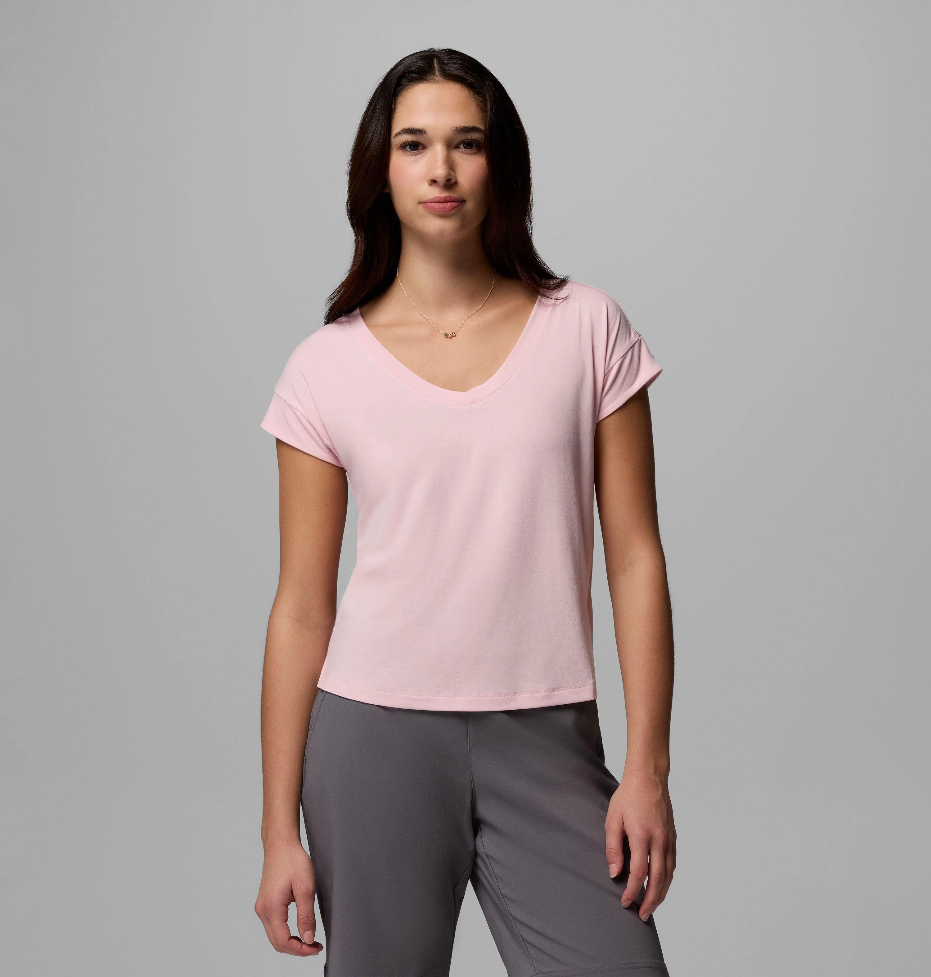 Women's Daniela Falls V-Neck Short Sleeve T-Shirt - 1