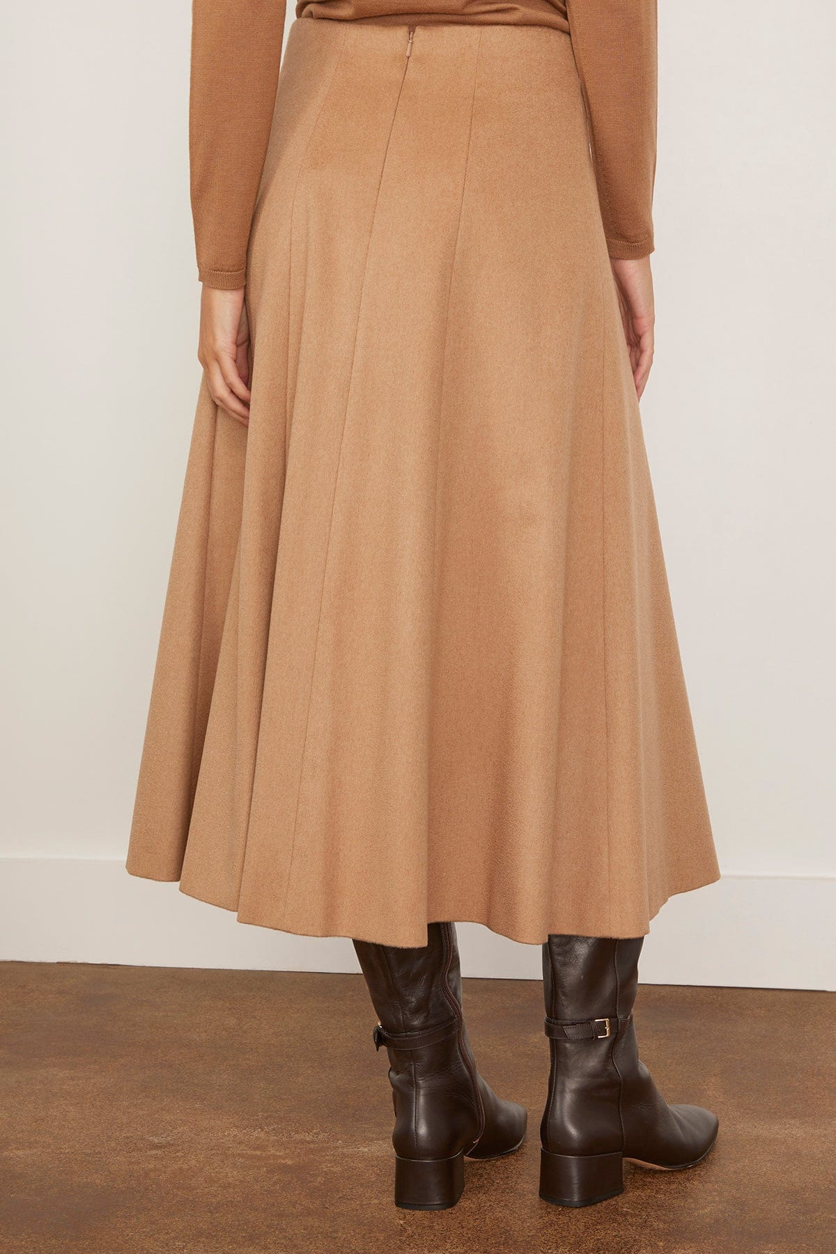Geneve Skirt in Camel - 4
