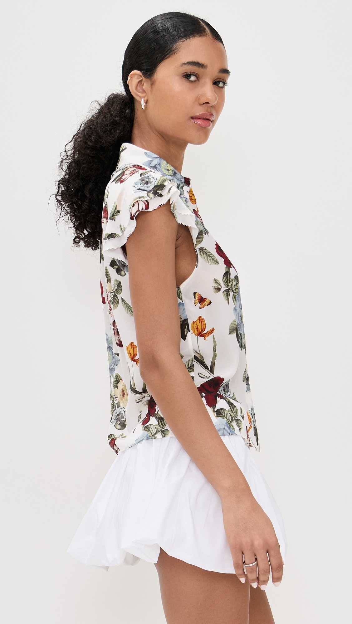 Martel Flutter Sleeve Blouse - 3