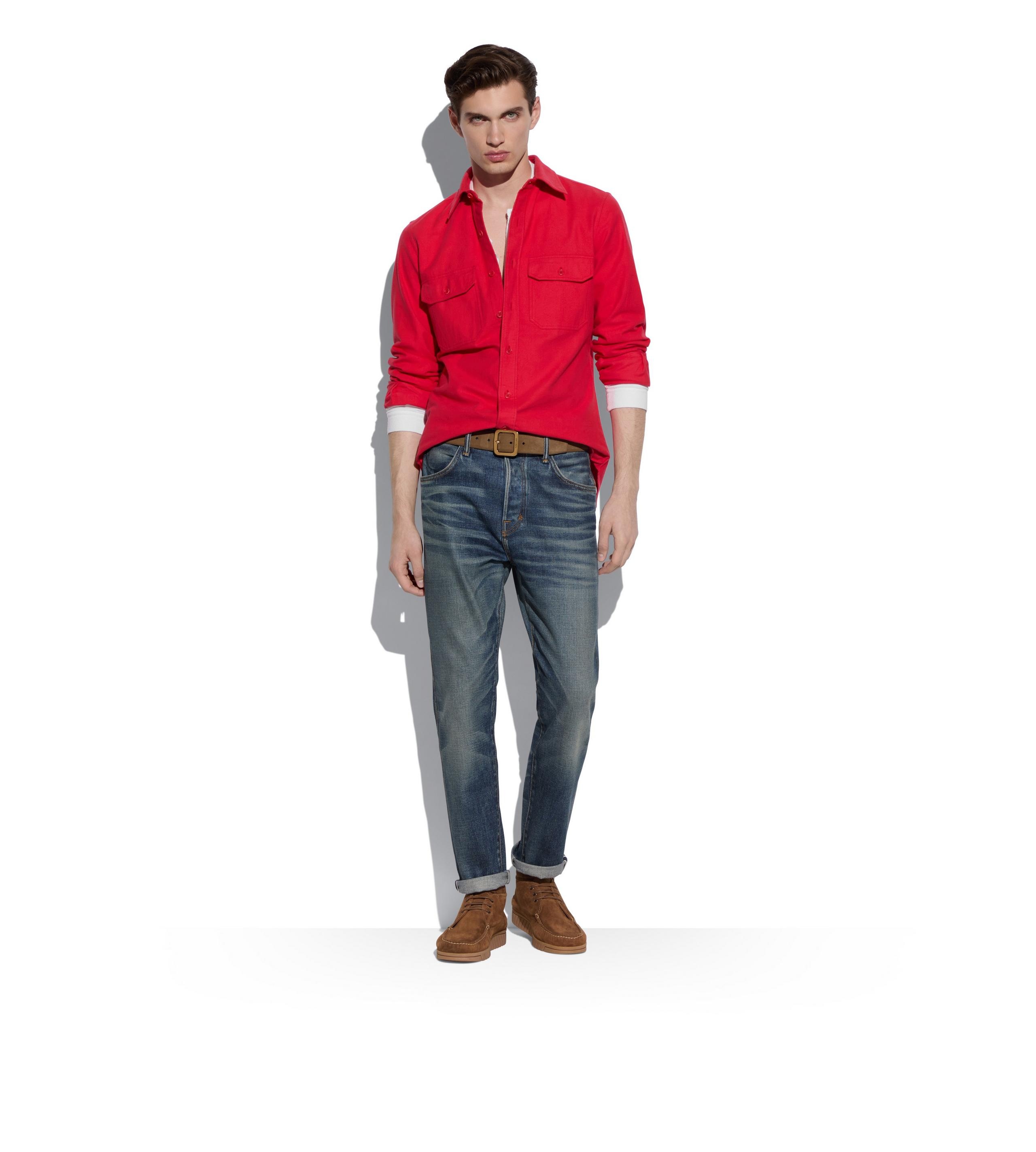SUEDE SQUARE BELT - 4
