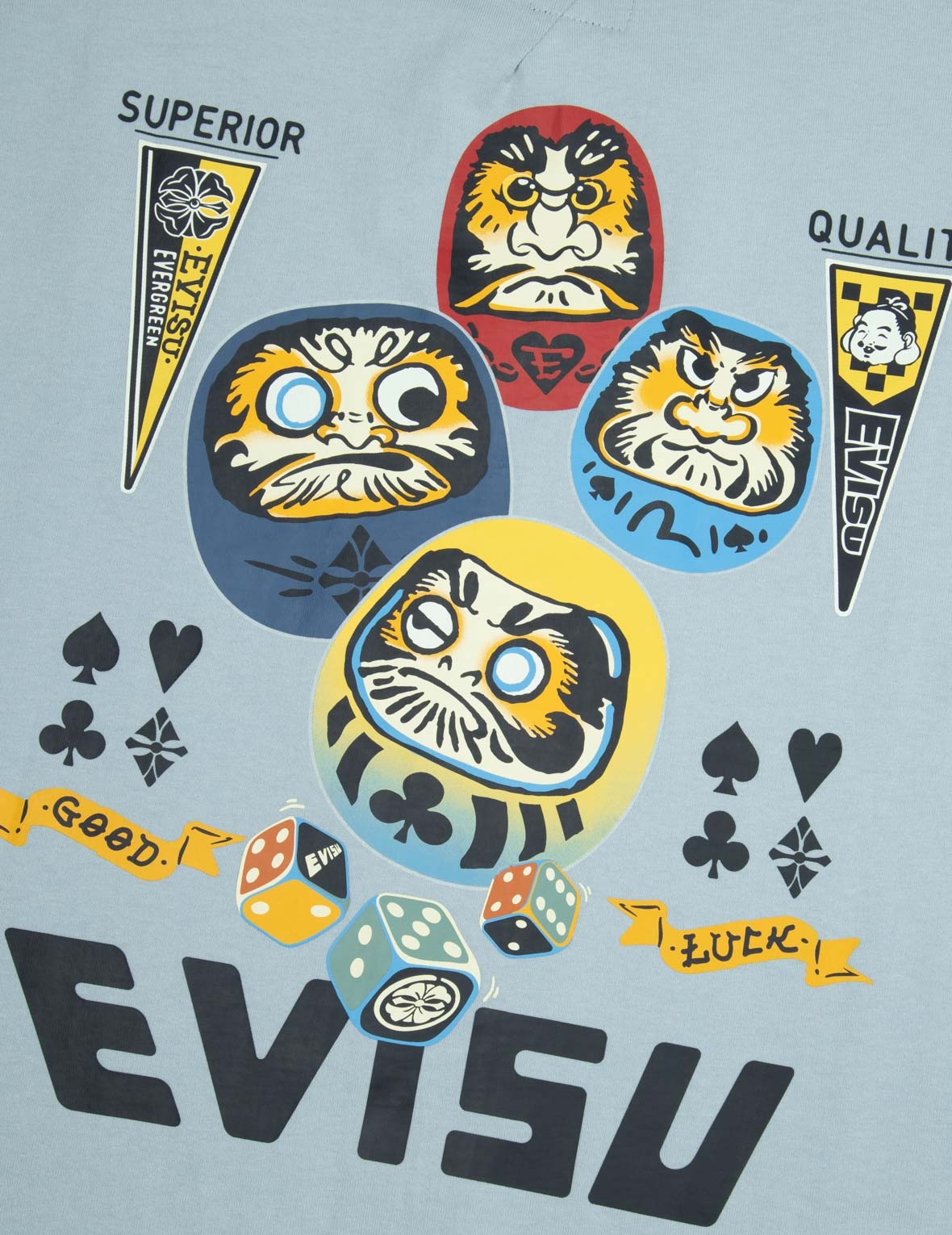 PLAYFUL DARUMA PRINT REGULAR FIT T-SHIRT - 9