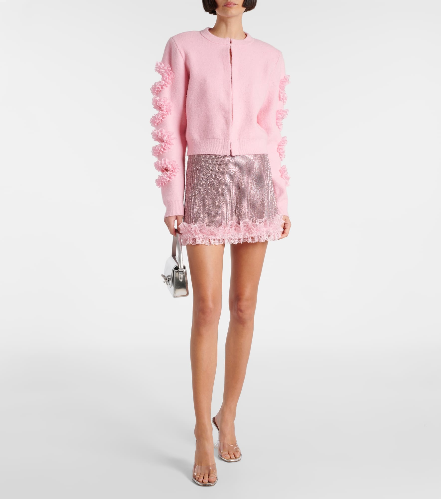x Christopher Kane embellished miniskirt - 2