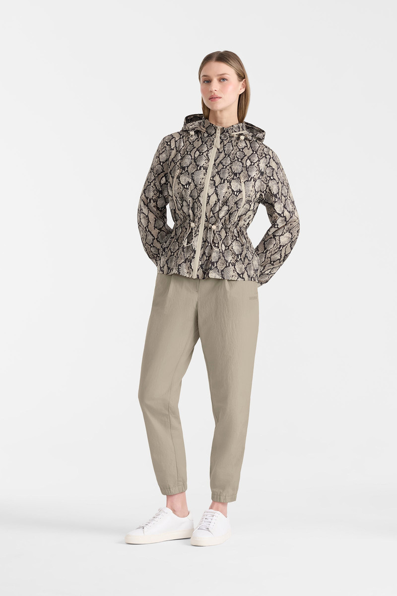 ROXY-PR Lightweight Snake Pattern Rain Jacket 6