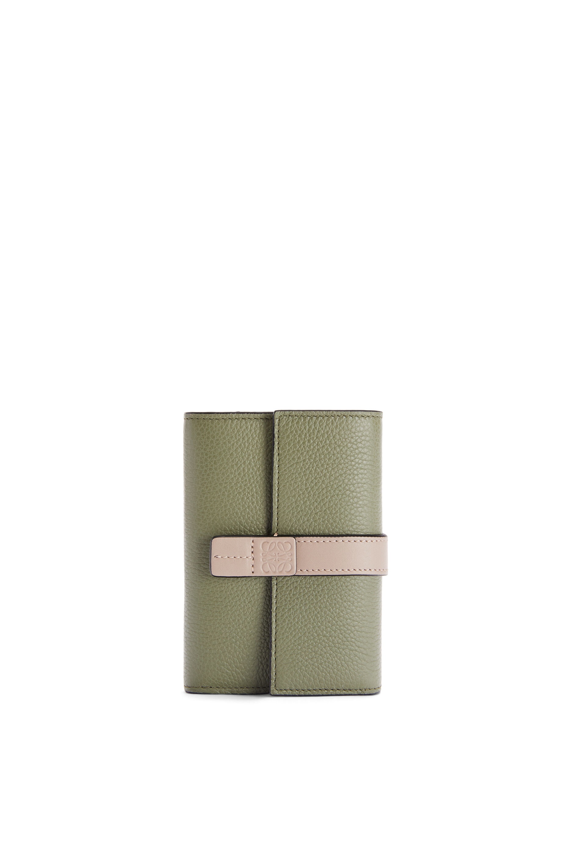 Small vertical wallet in soft grained calfskin - 1