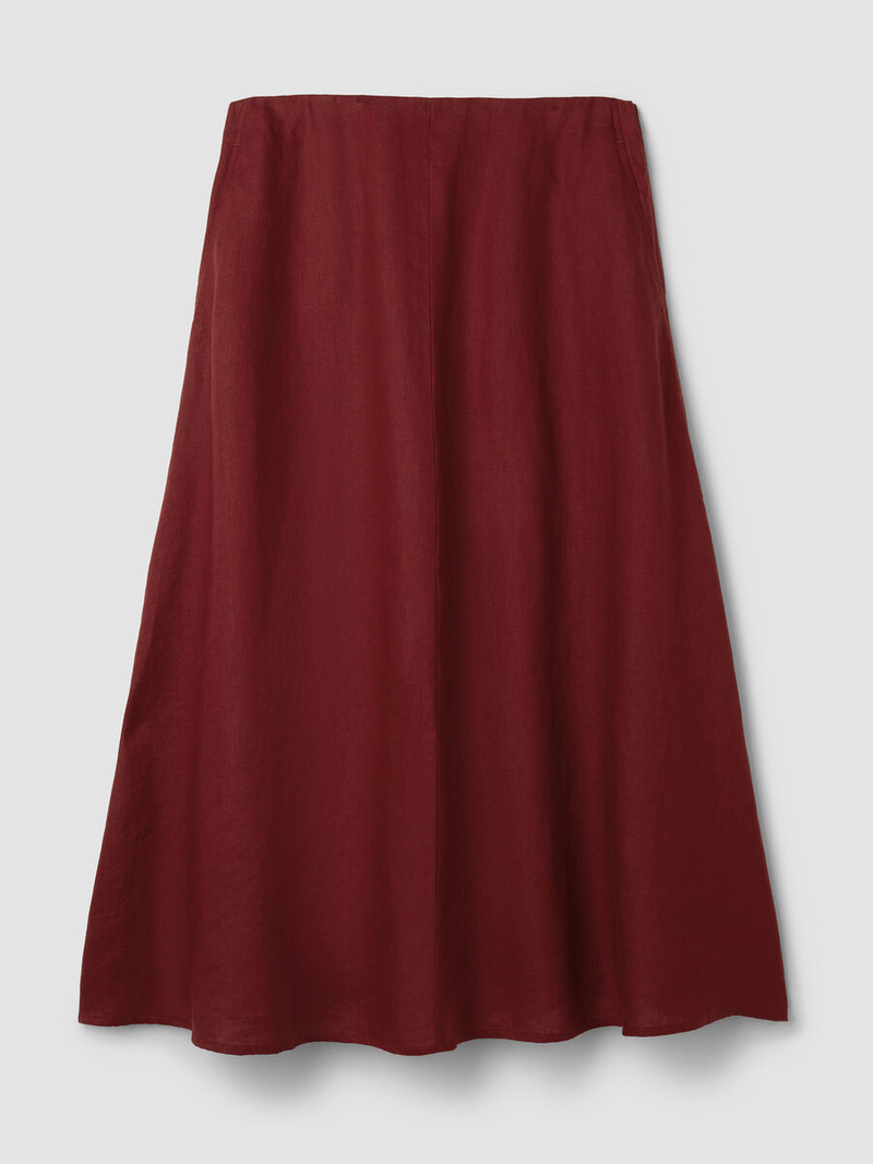 Organic Linen Half-Circle Skirt 1