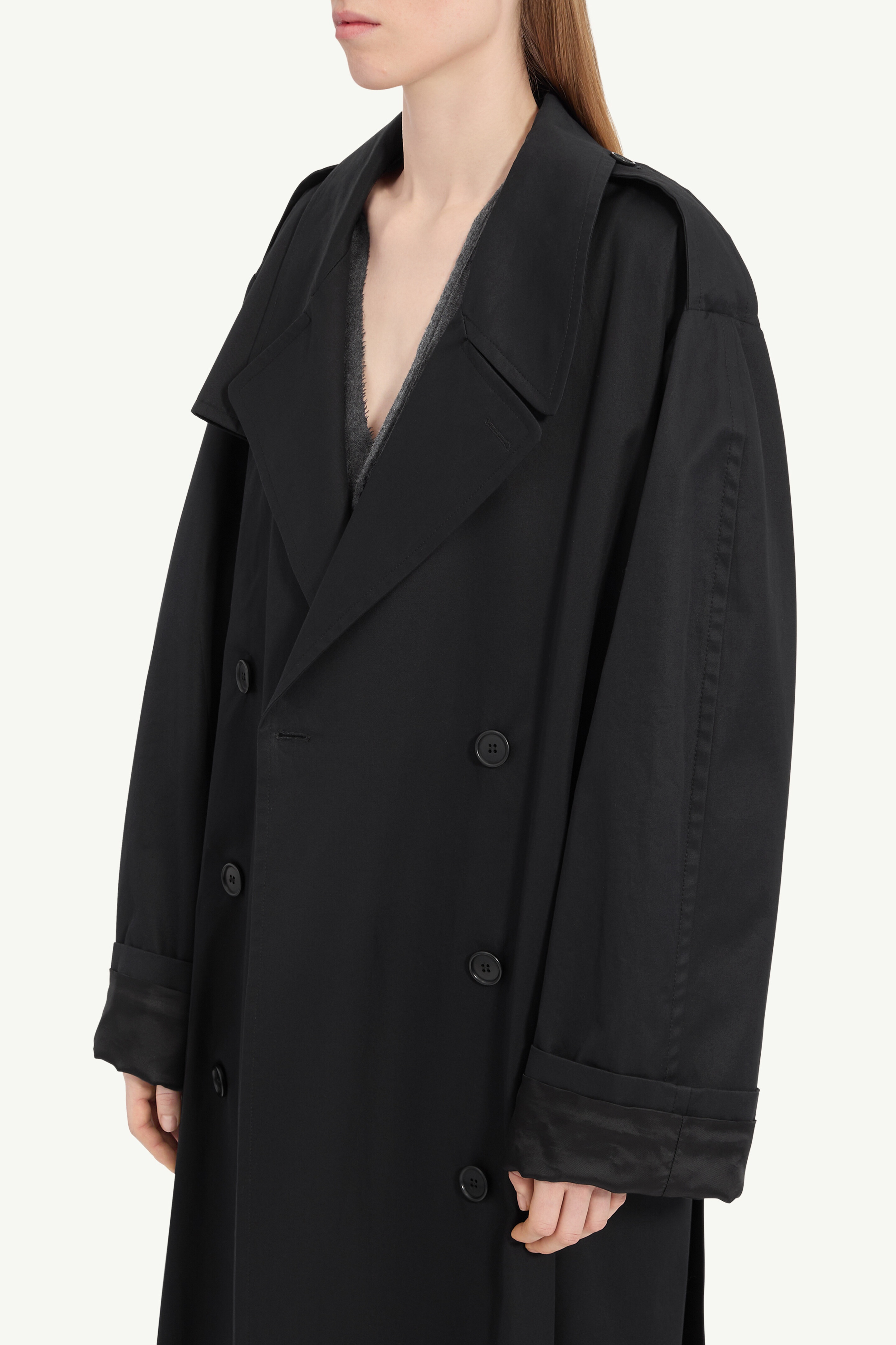 Cotton trench coat - 5
