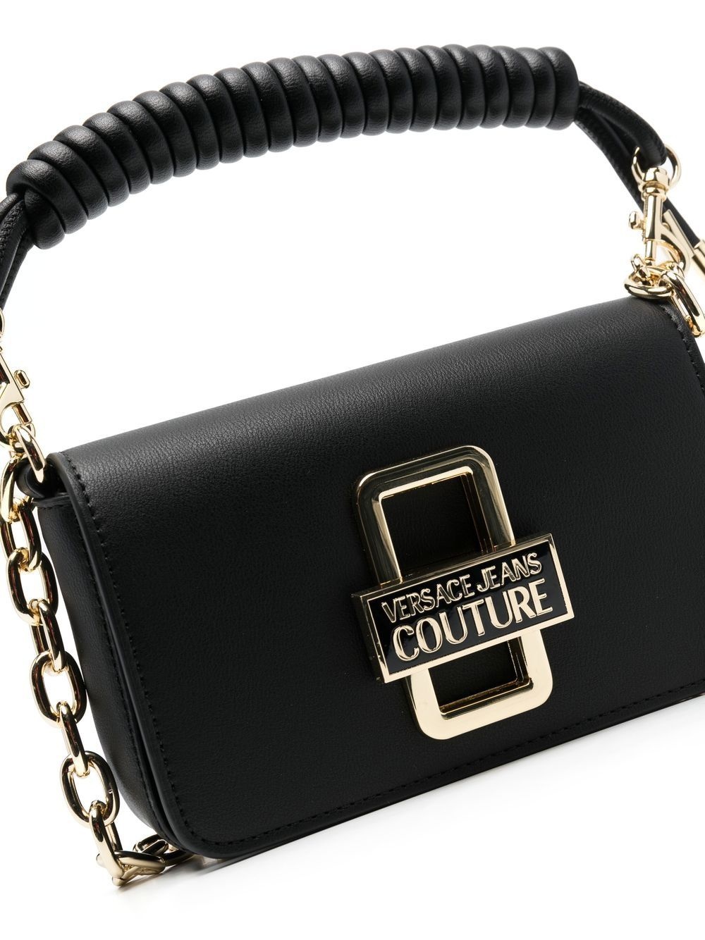 logo-plaque shoulder bag - 4