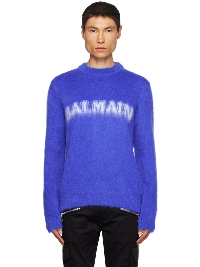 Blue Brushed Sweater 1