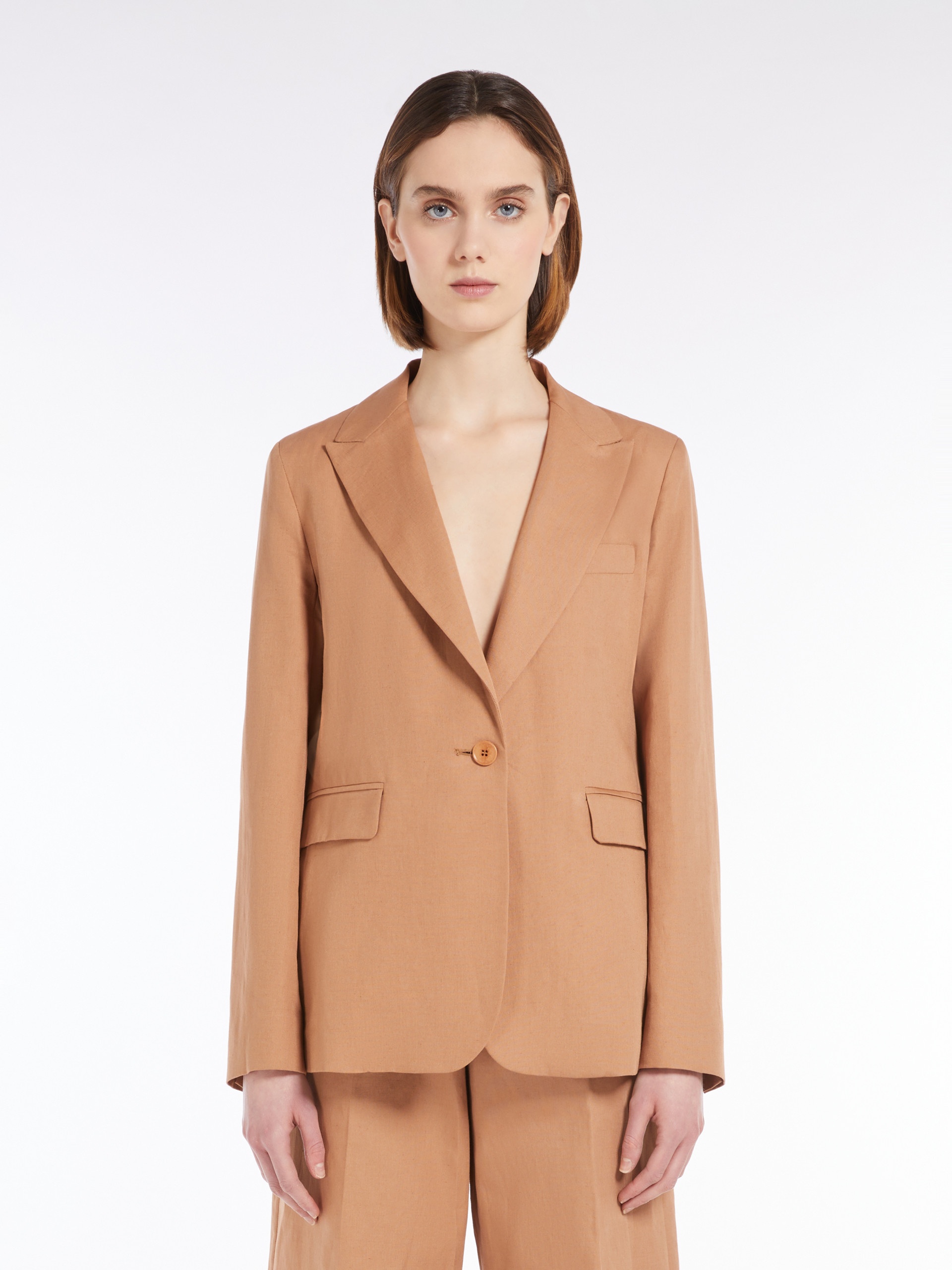 QUITO Cotton and linen blazer - 3