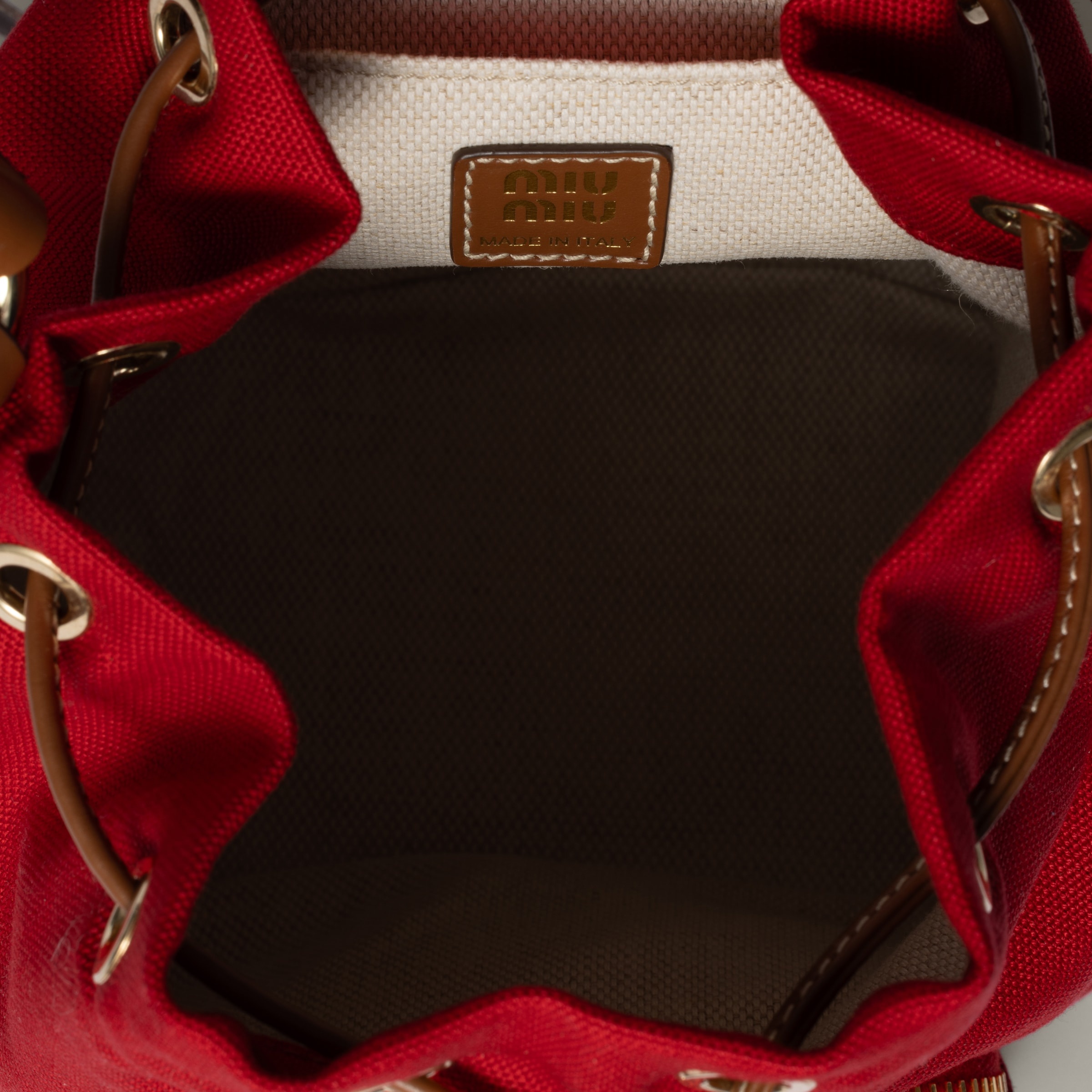Canvas and leather backpack - 6