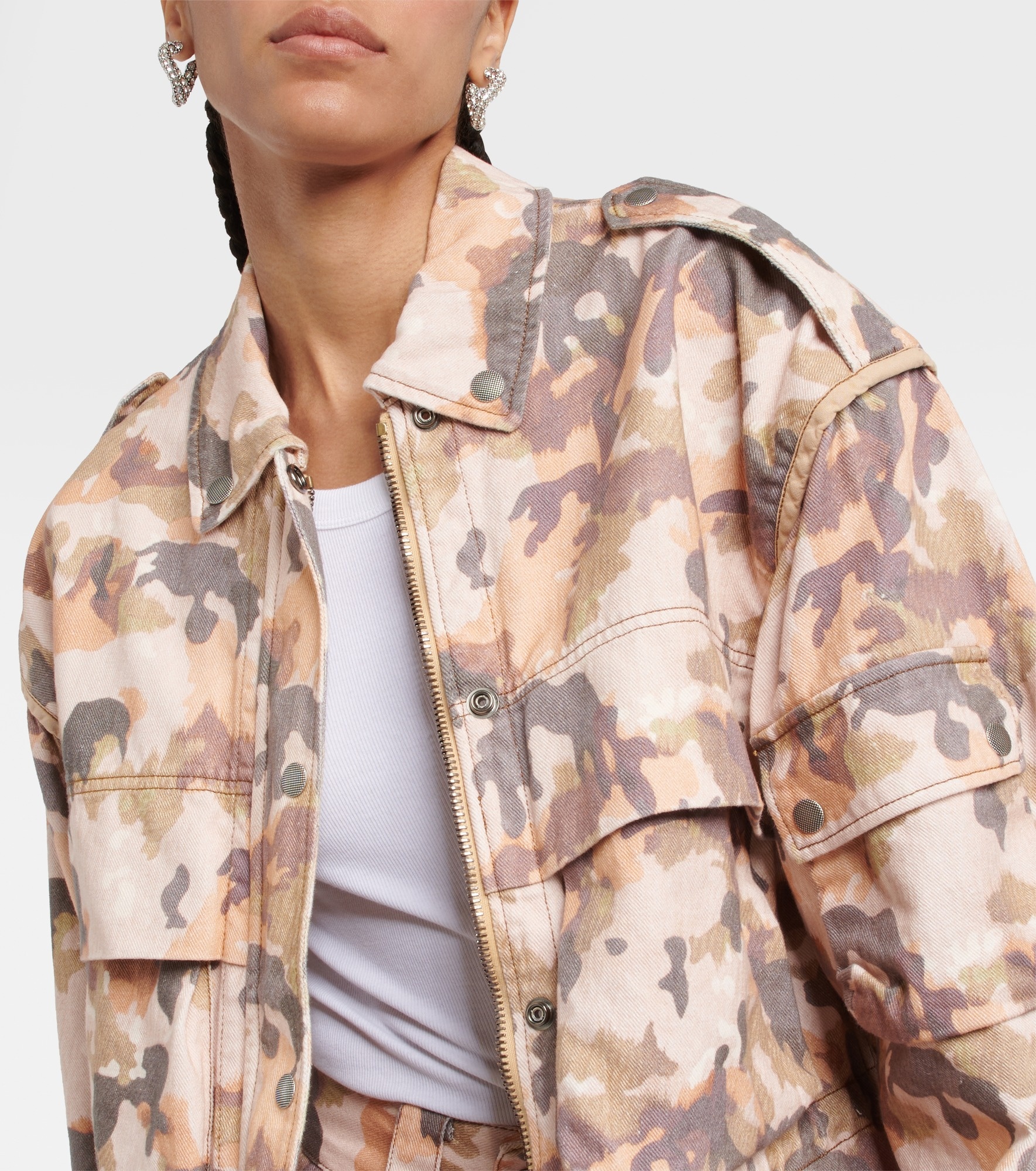 Elize printed cotton jacket - 4